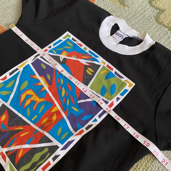 VTG I Teddi Sport I 1980s-1990s I Parrot Pullover Top - Picture 4 of 16